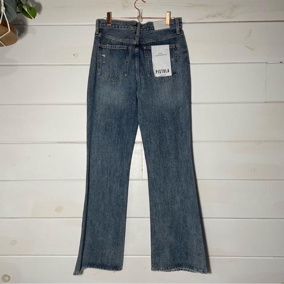 Pistola Stevie High Rise Relaxed Flare Jean In Pulse - Picture 3 of 10